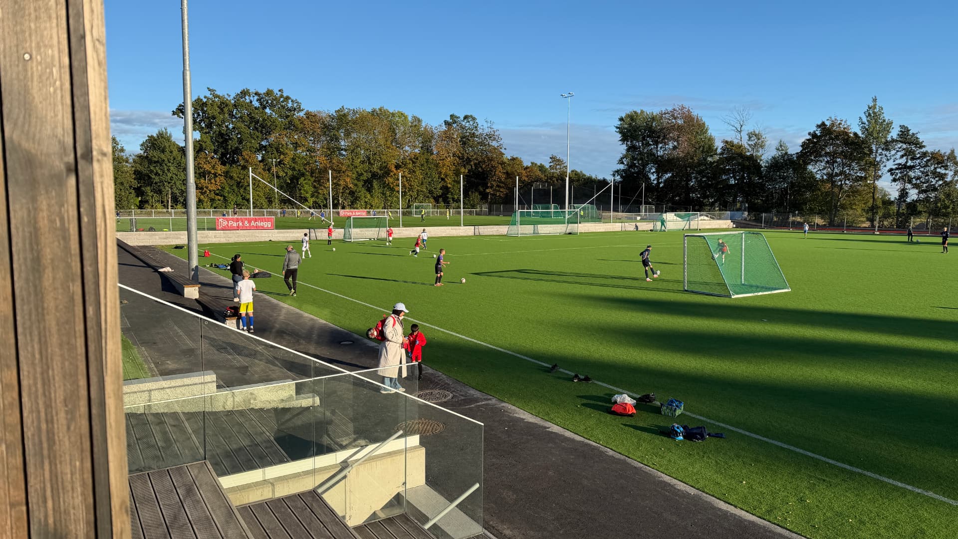 Fotballtrening på Ekholt Arena